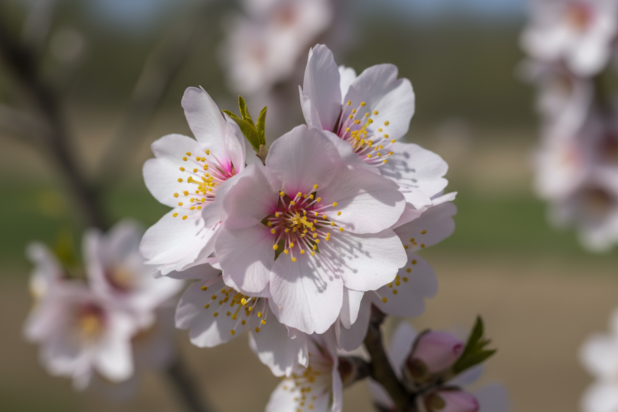 Mandelbaum rosa Blüten Frühjahr Obstbaum Nussbaum Malsch Durmersheim Baumschule